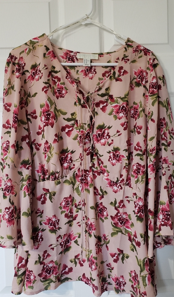Forever 21+ Floral blouse